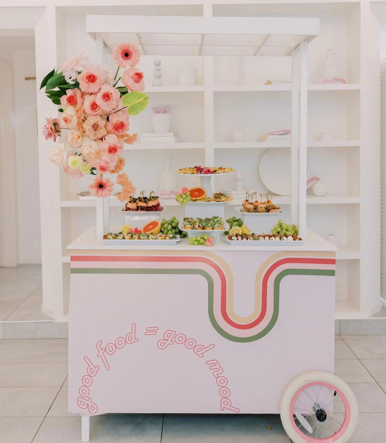 Cart with awning