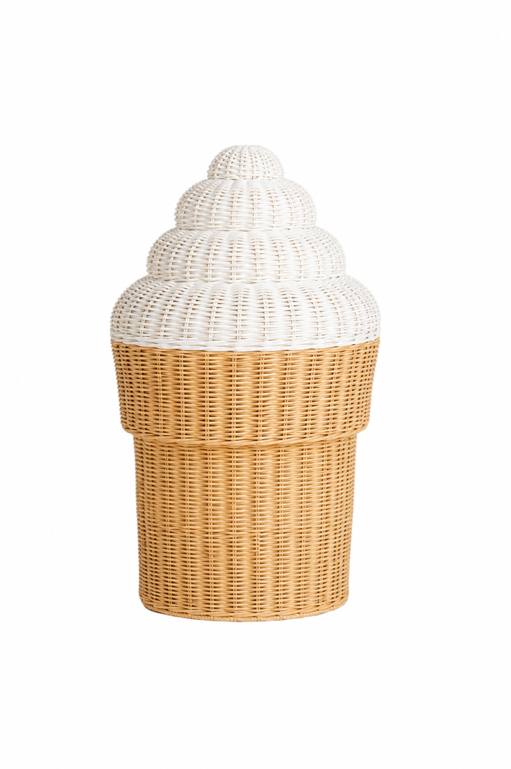 Wicker ice cream prop