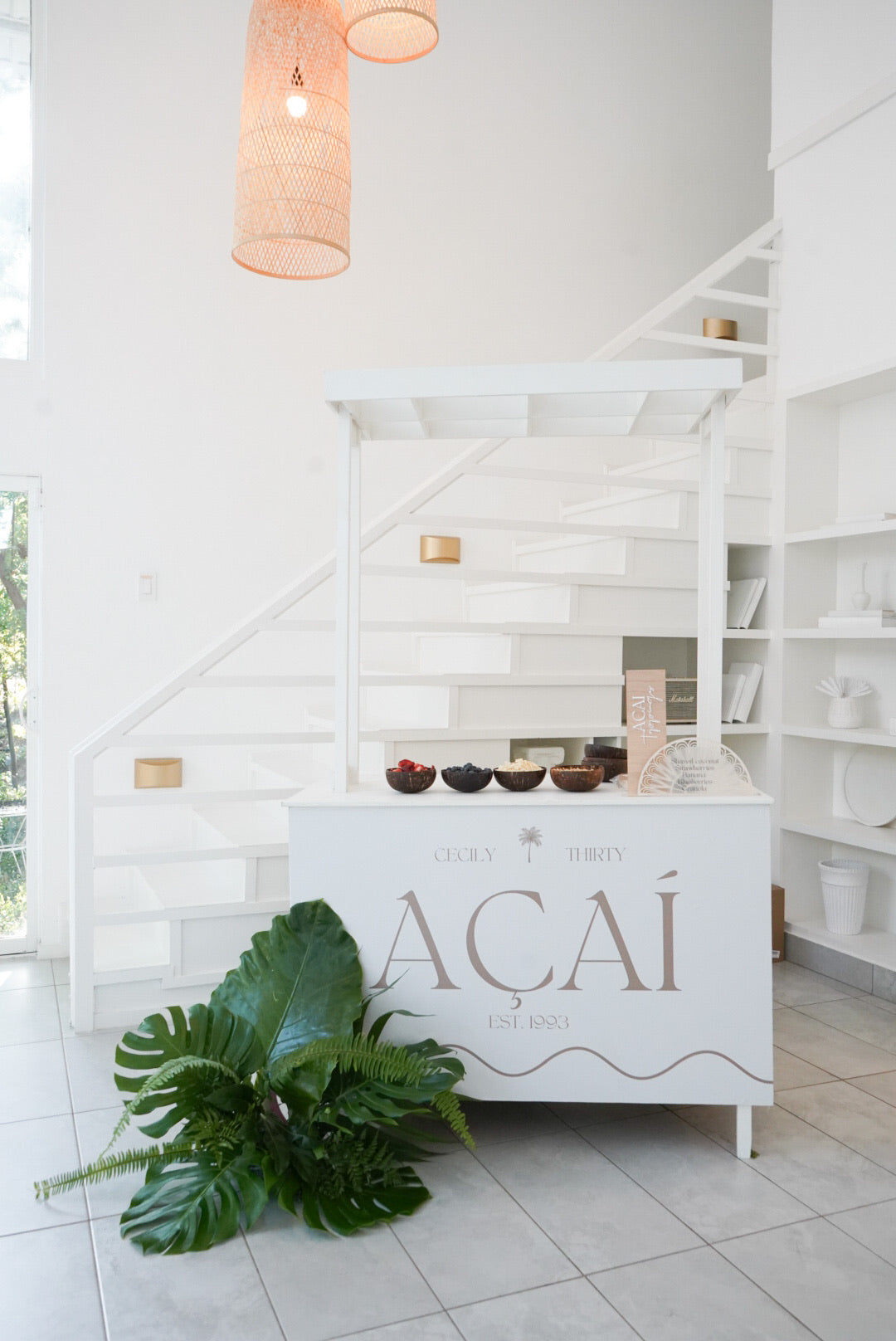 Cart with awning