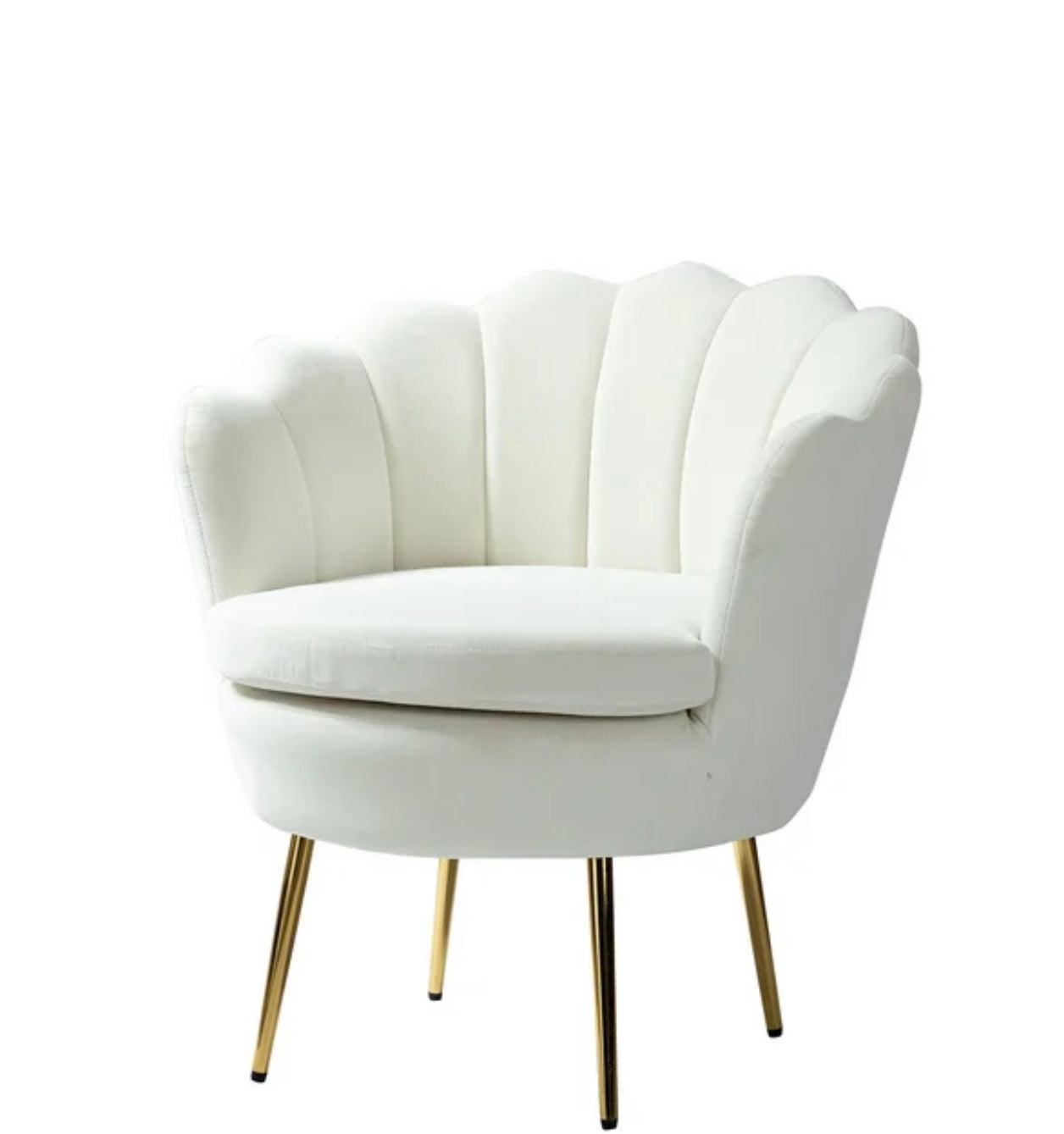 Velvet Ivory Chair