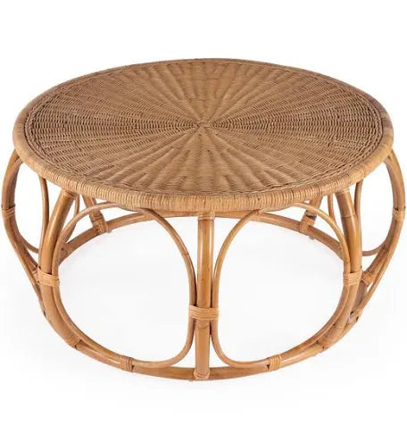 Rattan coffee table