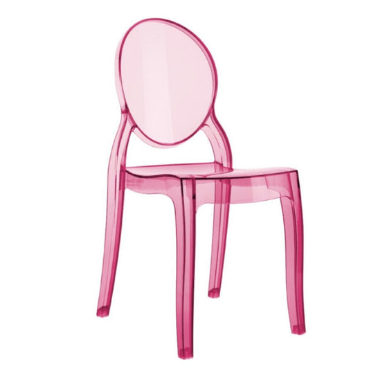 Kids ghost chair pink